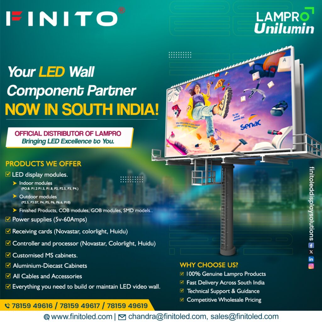 Lampro LED Products Distributor in South India